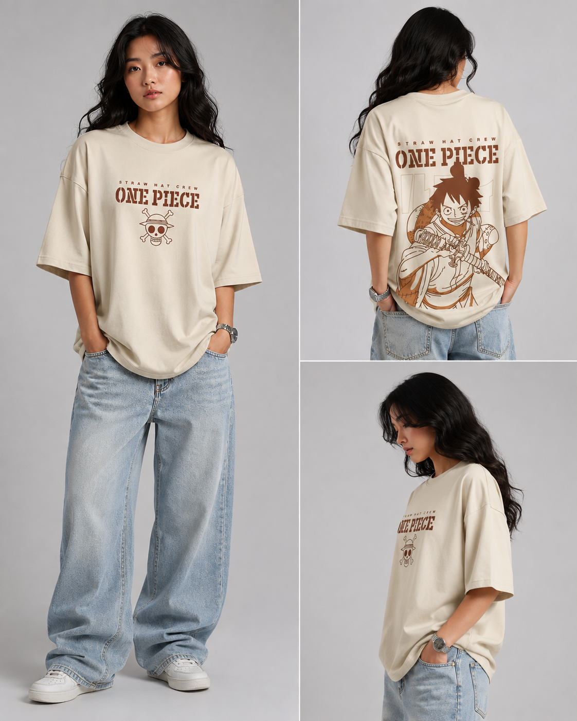 ONE PIECE - UNISEX Oversized Tshirt